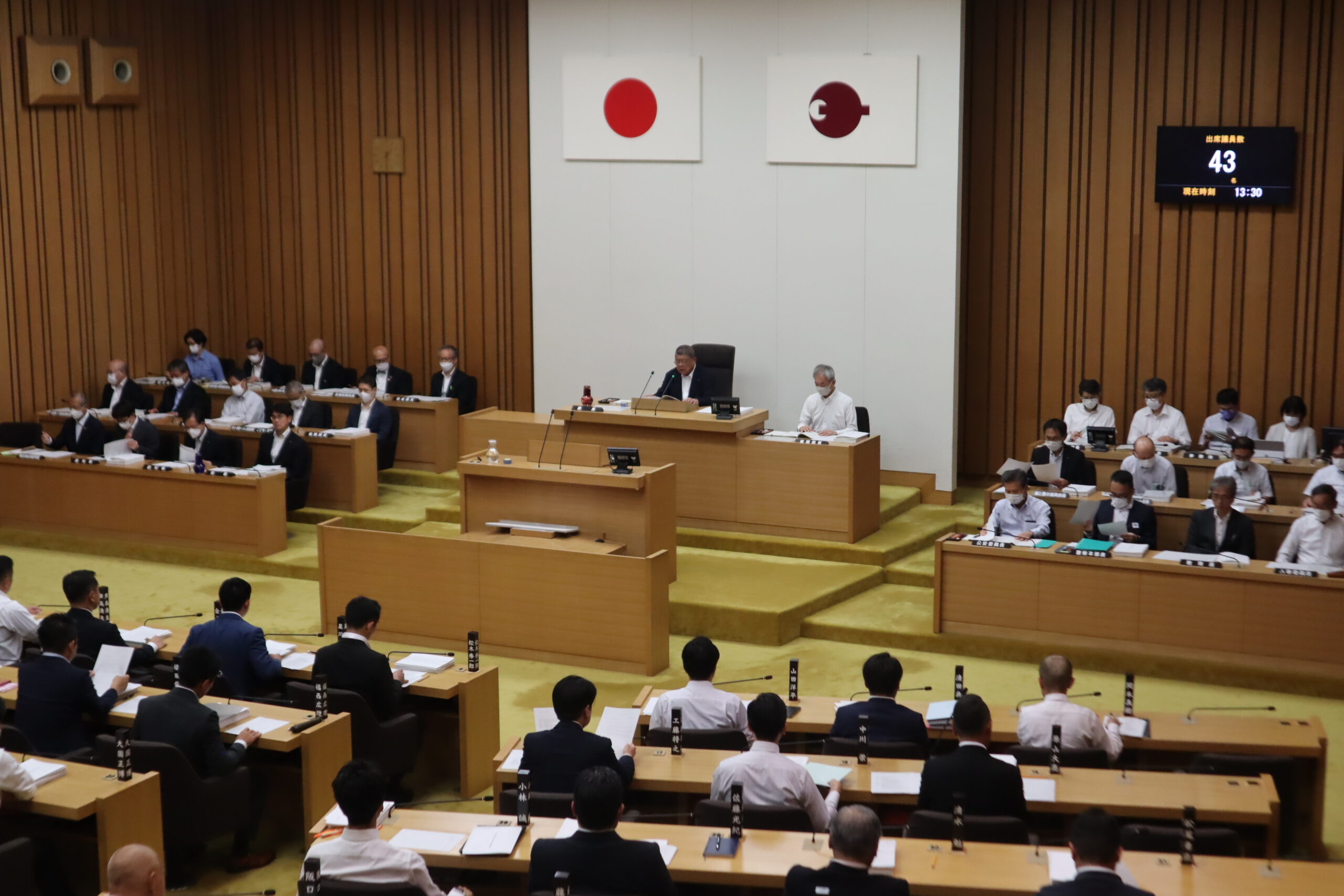 6月県議会　本会議の模様